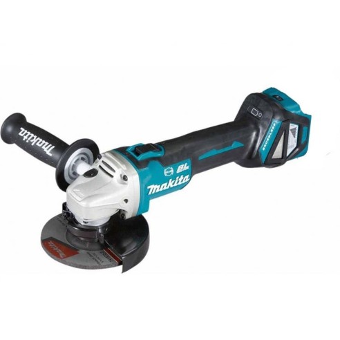 Combo kit Makita: DHP486 avvitatore a percussione 130Nm + DGA513 smerigliatrice angolare + 3 batterie (18V 5.0Ah) + caricabatter