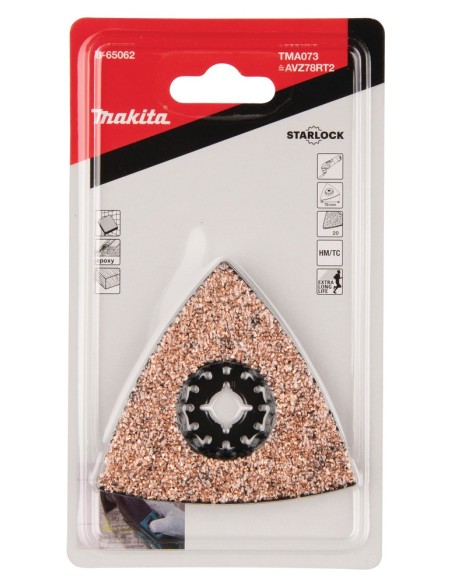 Lama abrasiva 78mm TMA73 Makita (legno, piastrelle, resina)