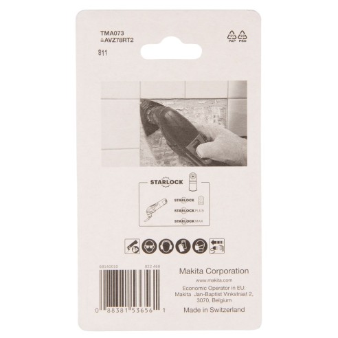 Lama abrasiva 78mm TMA73 Makita (legno, piastrelle, resina)