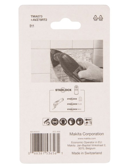 Lama abrasiva 78mm TMA73 Makita (legno, piastrelle, resina)