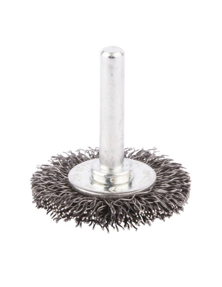 Spazzola a disco filo d'acciaio piegato 6 x 38 mm D-39958