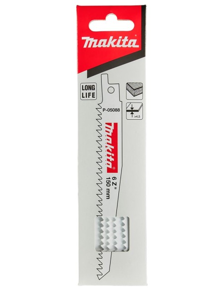 Confezione 5pz. lame per seghetti diritti 150x1,5 mm Makita P-05088